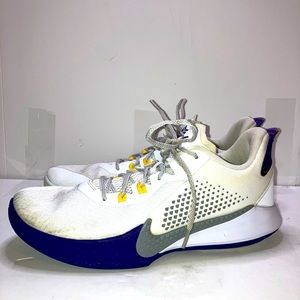 Nike Mamba Fury White Purple Koby Shoes 11.5